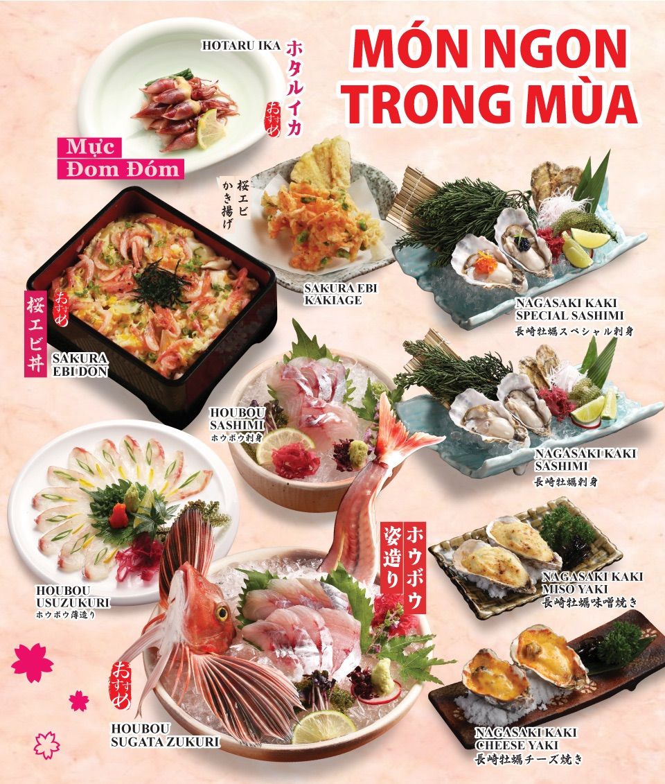 SUSHI HOKKAIDO SACHI NGUYỄN ĐÌNH CHIỂU ĐIỂM ĐẾN YÊU THÍCH CỦA TÍN ĐỒ ẨM THỰC NHẬT